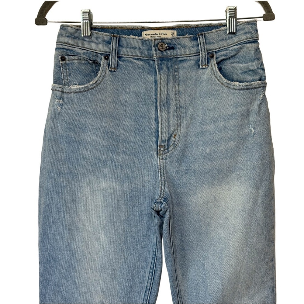 {A&F} "The Kick Flare Ultra High Rise" Bootcut Boot Cut Stretch Denim Jeans - Picture 3 of 6